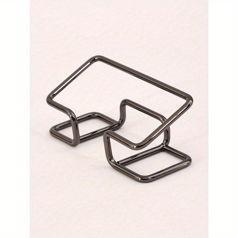 1 шт. Гальванизированный металлический держатель для визиток, Хранение визиток, Органайзер для карточек для вечеринок и мероприятий, Держатель для визиток