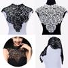 1PC Polyester Flower Lace Neckline Fabric,DIY Handmade Wedding Dress Lace Collar for Sewing Supplie