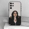 Чехол для телефона L-Lana D-Del R-Rey для Samsung S25,24,23,22,30,21,10,9,Ultra,Plus,Lite,FE,4,5 G Мягкий черный чехол