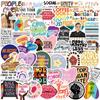50 Social Justice Graffiti Stickers Decorate Guitar Laptop Suitcase DIY Waterproof Stickers