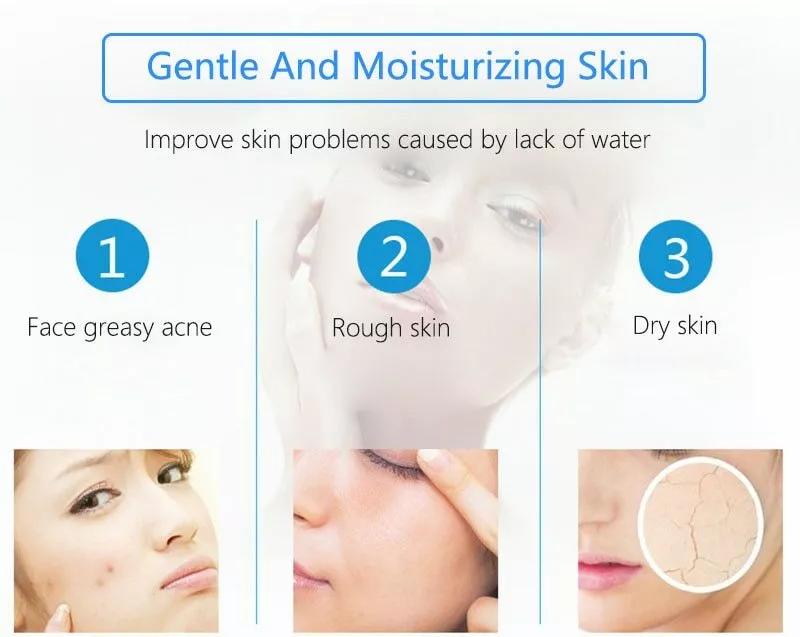 Аппарат для нанесения водородно-кислородной маски для лица – светодиодный фотонный терапевтичесий парогенератор Nano Spray, красный и синий свет для лечения акне, борьбы со старением, омоложения кожи