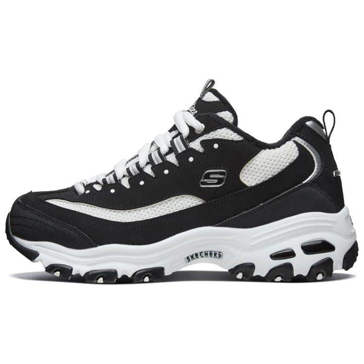 Skechers D Lites 1.0 Running Shoes 'Black And White' Women's 66666254-BKW