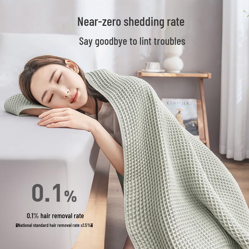 Легкое быстросохнущее вафельное банное полотенце Jingdong Jingzao