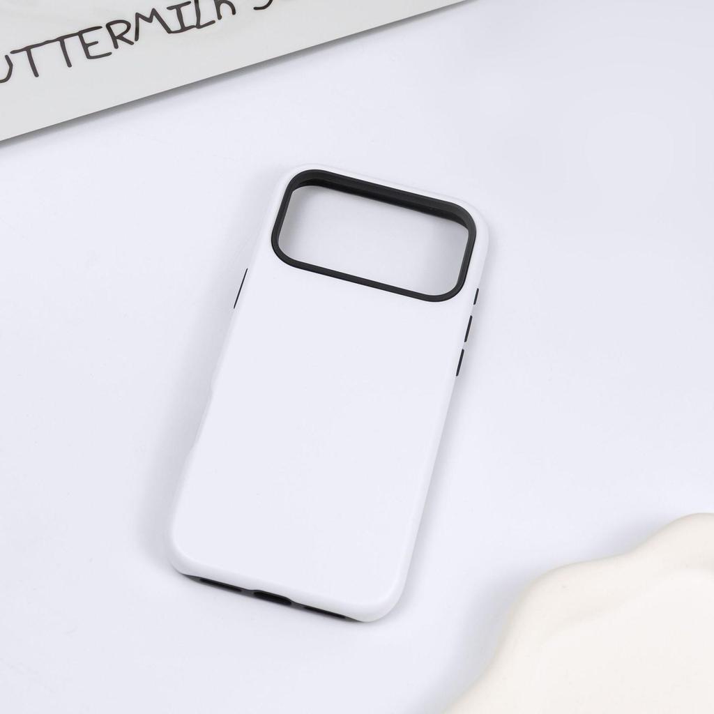 Двухслойный матовый чехол-пленка 2-в-1 для телефона Apple 16 с закругленными краями 17P