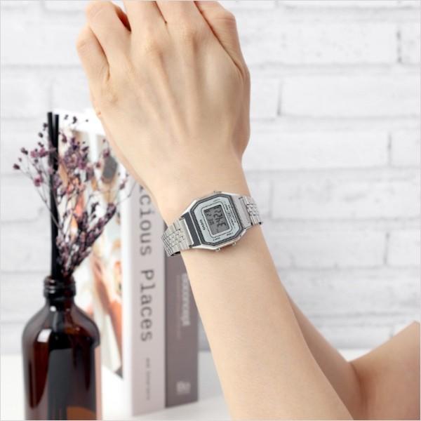 Casio Small Classic Vintage Women's Free Buckle Watch 680 White