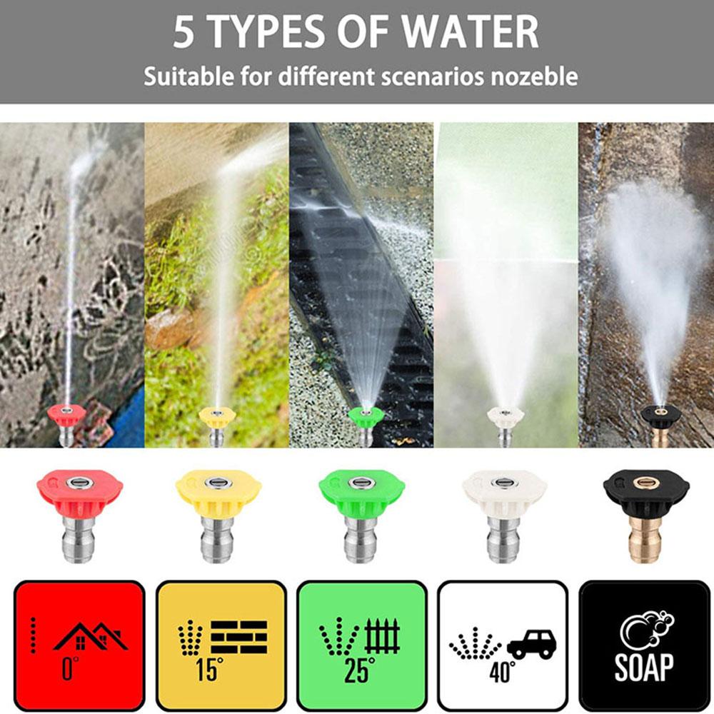 Насадка для мойки высокого давления Karcher Male Adapter G1/4" Quick Release Connector Nozzle для мойки высокого давления LAVOR Black Decker Bosch Parkside