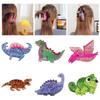 Cartoon Dinosaur Hair Clip Unique Hairpin Funny Acrylic Hairpieces Friendly Hair Decoration for Fashion Enthusiast