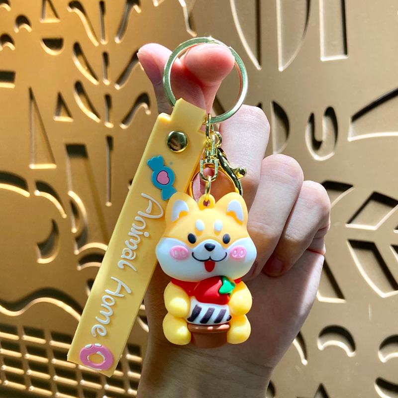 Shiba Inu Keychain Pendant - Party Gift & Claw Machine Doll Accessory
