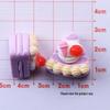 3D Фруктовый Торт DIY Клей-Крем Смоляные Аксессуары для Чехлов Телефонов и Магнитов на Холодильник