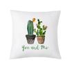 Summer Tropical Plant Cactus Decorative Pillowcase Living Room Office Ornaments Home Pillowcase