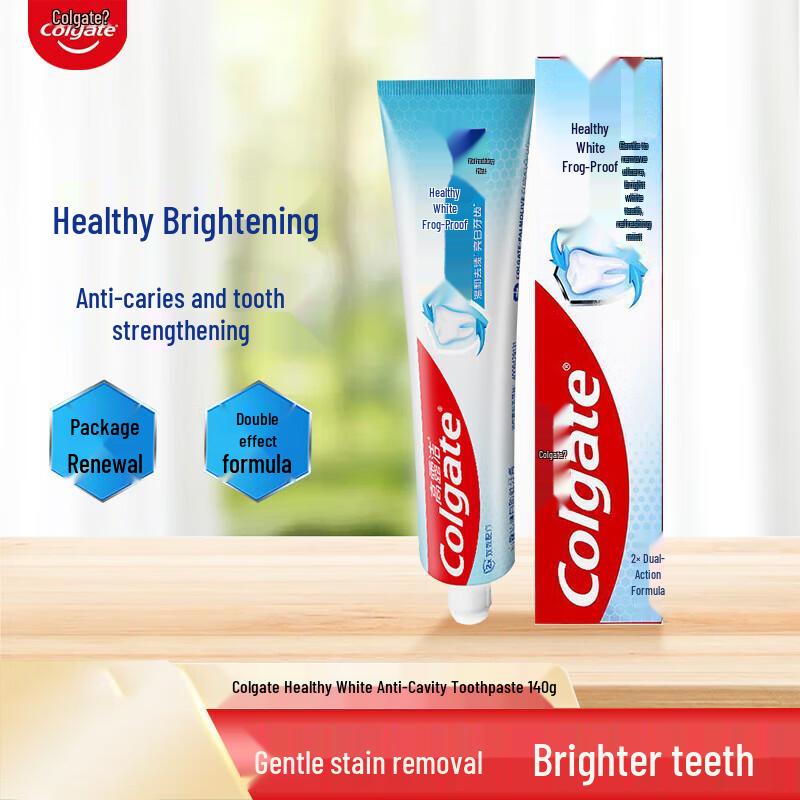 Colgate Отбеливающая и противокариозная зубная паста с фтором