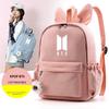 Bunny Kpop Bts Rabbit Ears Backpack Girls School Bags V With Piggy Pendant Plush