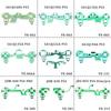 1 шт. SA1Q160A 159A 113A 135A 222A 194A Пленочный шлейф Джойстик Flex-кабель Проводящая пленка Для контроллера PS3 PS4