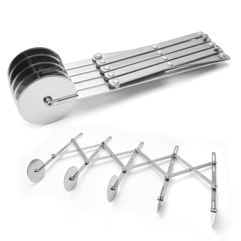 Разделитель теста из нержавеющей стали, 3/5/7-колесный резак, гибкое роликовое лезвие, нож для теста, лапша, пицца, кондитерские изделия, овощечистка, противень для выпечки