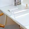 1PC -resistant and Waterproof PVC Material, Rounded Corner Design, Anti-static Insulation Function, High Transparency Office and Home Table Mat.