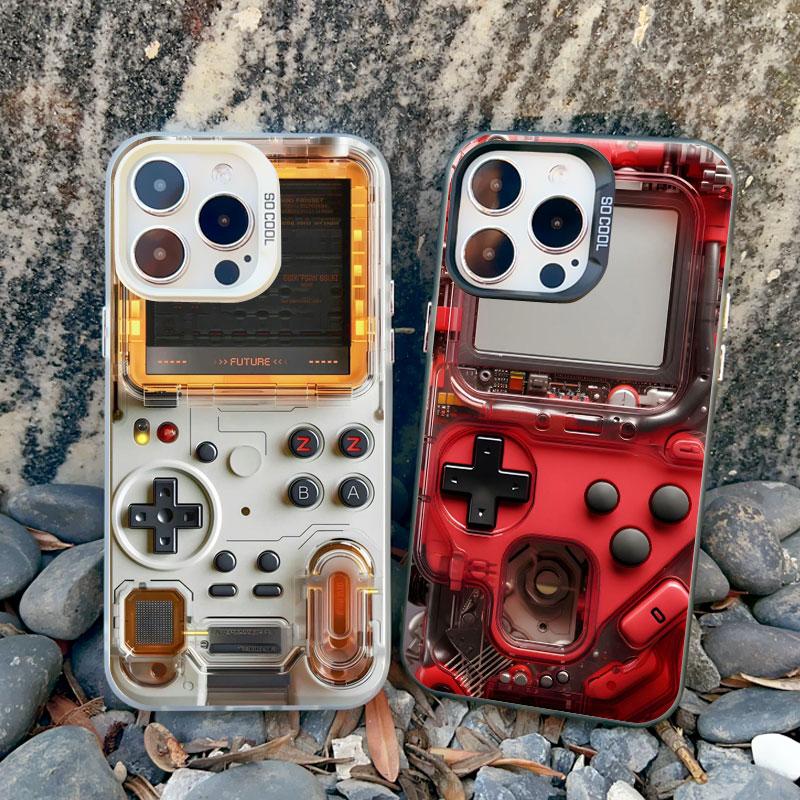 Игровая консоль Технология 2D-печать Чехол для телефона Для IPhone 11 12 13 Mini Pro Max 14 15 16 Pro Max Plus Ударопрочный Лазерный Задний чехол