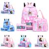 3Pcs/set Anime One Piece Backpack with Lunch Bag Pencil Case Student Supply Back To Schoolbag for Boy Girl Men Women Travel Bag Mochila Rucksak