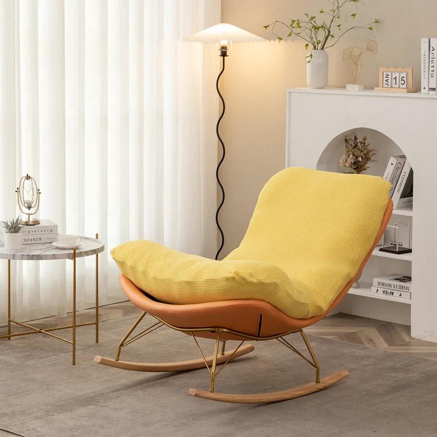 Elastic Closure Papasan Rocking Chair Seat Cushion Cover Soft Slipcover Only, Removable and Washable Chair Cushion Covers