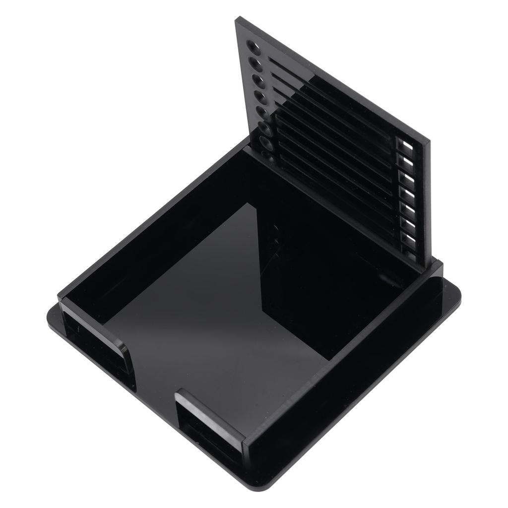 Держатель для липких заметок ABS Memo Pad Organizer с трафаретом для блокнота 3x3 дюйма Pop Up Notes