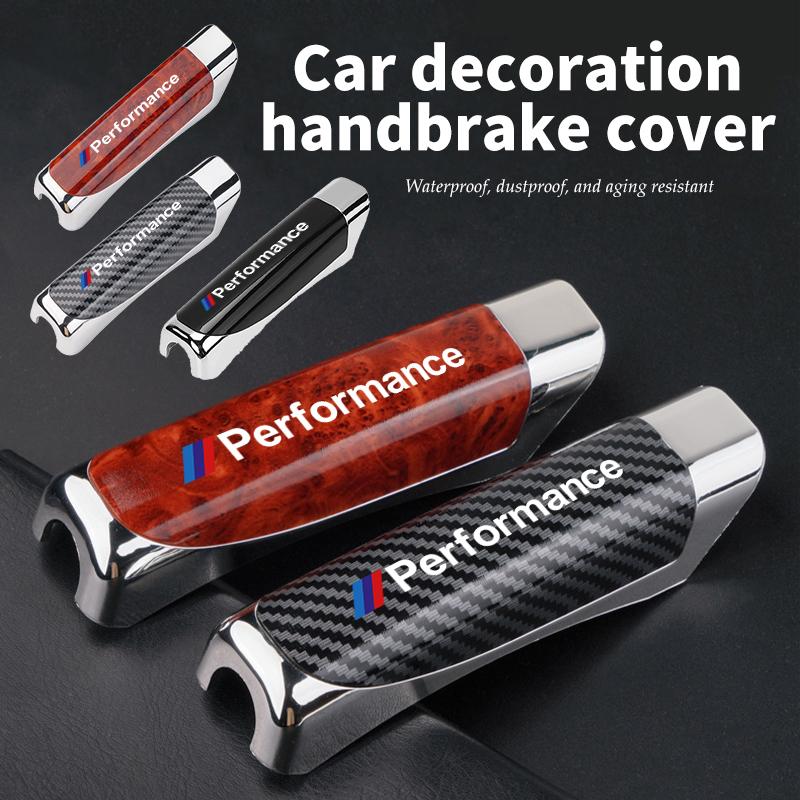 AAACD1 Car Handbrake Grip Protector Cover ABS SUV Interior Accessory For BMW Performance Alpina iX7 X1 X2 M3 M6 X3 X4 X5 X6 E62