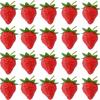 Набор из 10 искусственных клубник, декоративные аксессуары из искусственных фруктов X3UC