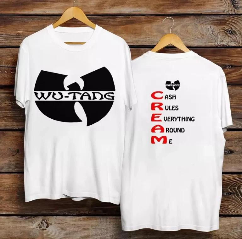 Wu-Tang Clan CREAM Рэп Хип-Хоп 90-е Унисекс Футболка