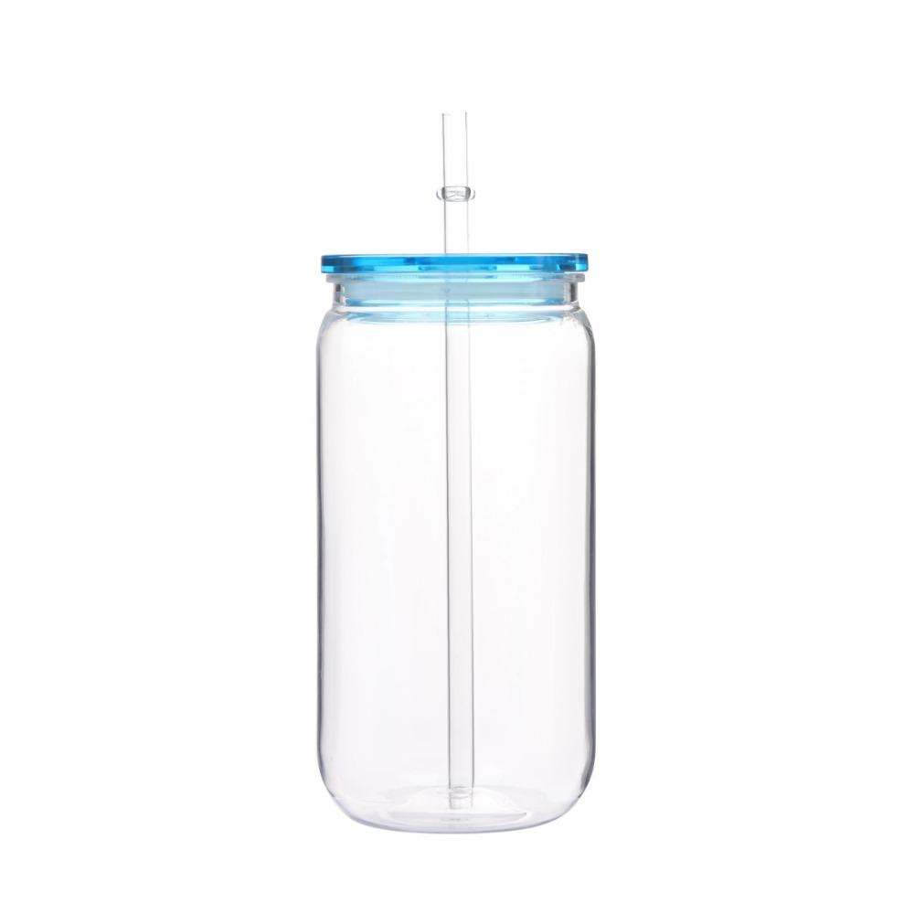 Прозрачный пластиковый стакан с цветной крышкой поставляется с соломинкой и крышкой для стакана. Можно использовать для молока, кофе, защищен от проливания. 16 унций