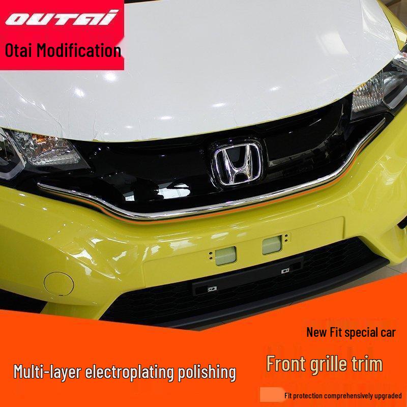 14-17 New Fit Center Grille Trim and Modification Bright Strip