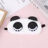 Cute Design  Accessories Plush Panda Face Eye Mask Travel Sleeping Soft Eyeshade Portable Sleeping Cover
