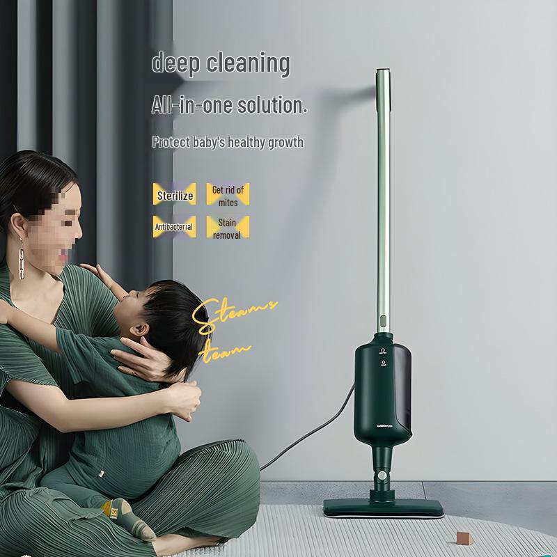 Корейская паровая швабра высокой мощности 1500 Вт со шнуром 5 м - Ручная очистка от пыли