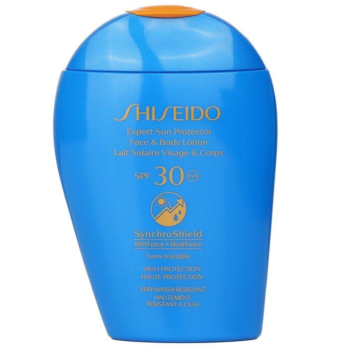 SHISEIDO Expert Sun Protector SPF 30 UVA Face & Body Lotion (Turns Invisible, High Protection & Very Water-Resistant)