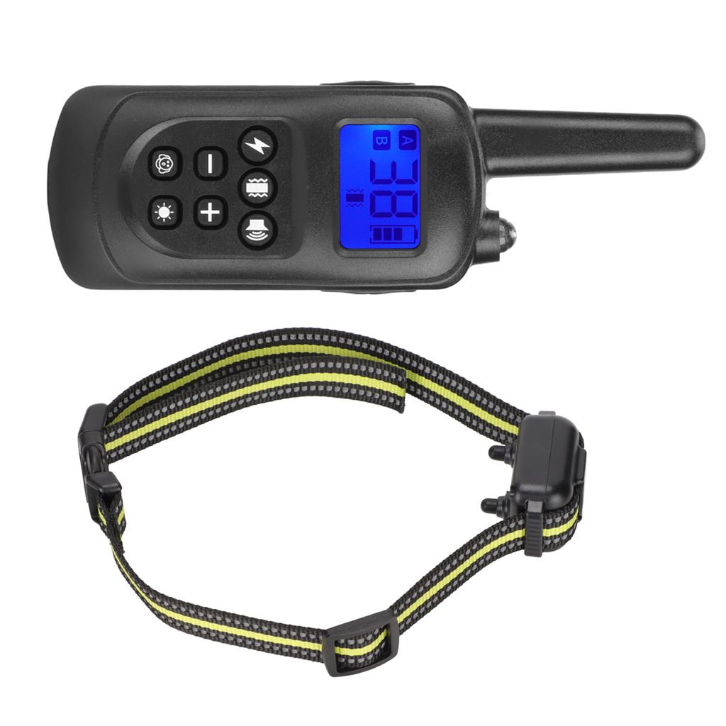 Dog Barking Collar Multifunction 4 Modes 99 Adjustment Levels Rechargeable Intelligent Recognition