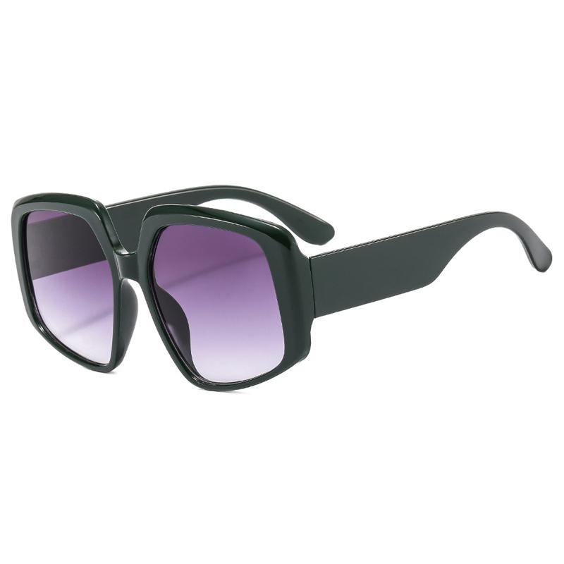 Большие квадратные солнцезащитные очки, модные солнцезащитные очки в стиле ретро, ​​женские солнцезащитные очки в большой оправе, солнцезащитные очки