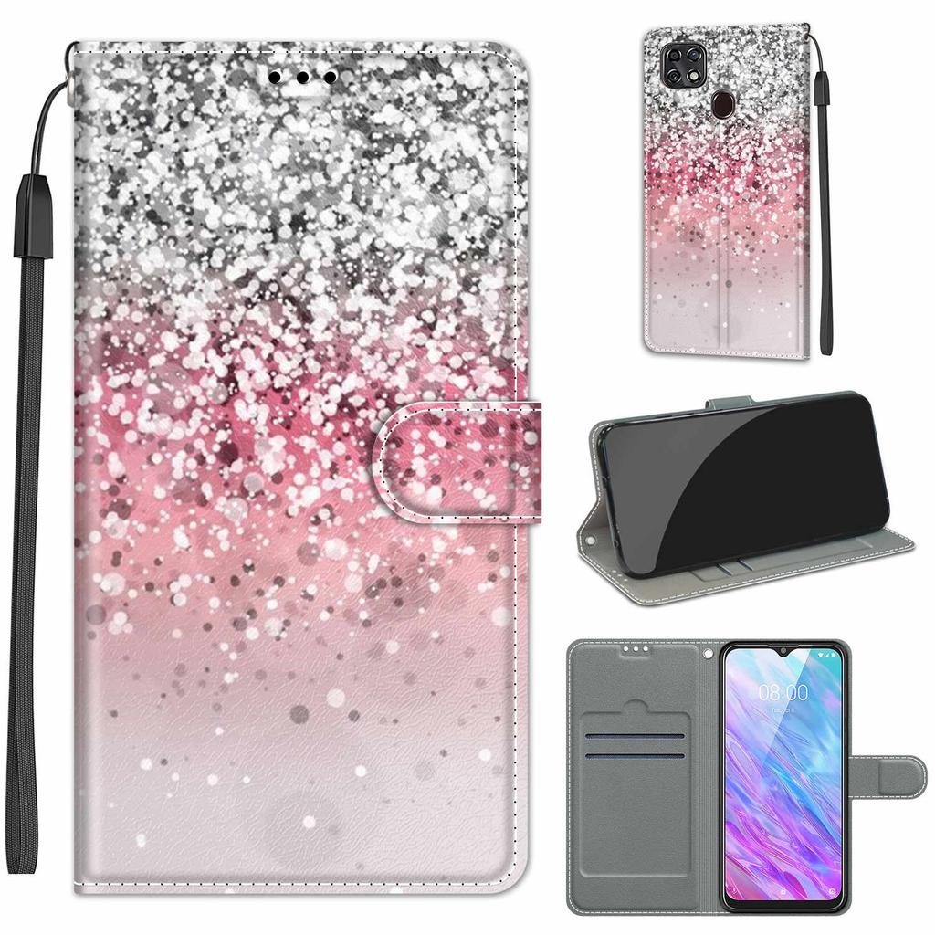 Luxury For Case Leather Painted Zte Blade 20 Smart Wallet Book Style Protective Cover For Zte Blade A71 A51 A31 A52020
