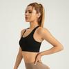 Женский высокоэластичный ударопрочный спортивный бюстгальтер для йоги со съемными чашечками