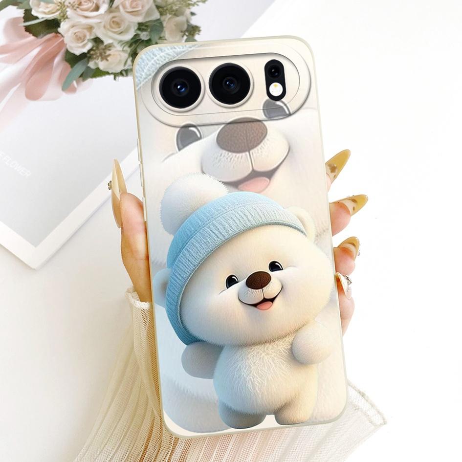 Чехол для Honor 500 Pro 2025 MEP-AN00 Милый Мультяшный Панда Защита Камеры Мягкий Силиконовый Чехол для Телефона Для Honor 500 Honor500 Чехол