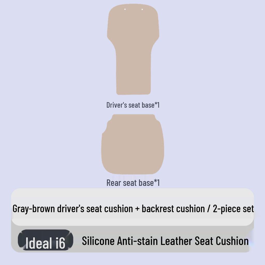 Breathable All-Season Silicone No-Tie Cushion for Ideal i6, L6, L7 Seats