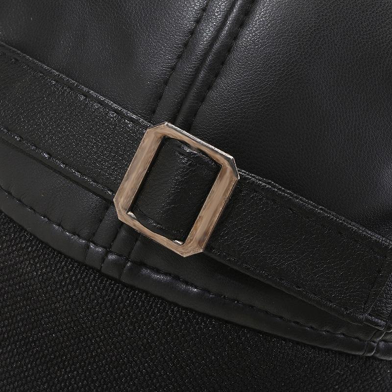 Winter Men's Outdoor Windproof and Cold-proof Ski Hat, Ear Protector, Thickened Velvet Warm Hat