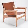 Wooden Backrest Chair Living Room Sofa Chair Individual Aesthetic Modern Comfortable Armchair Luxury Decorative Leather Armchair