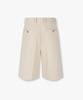 MAN ON THE BOON Cotton Herringbone Loose Fit Shorts_Beige 4716152017