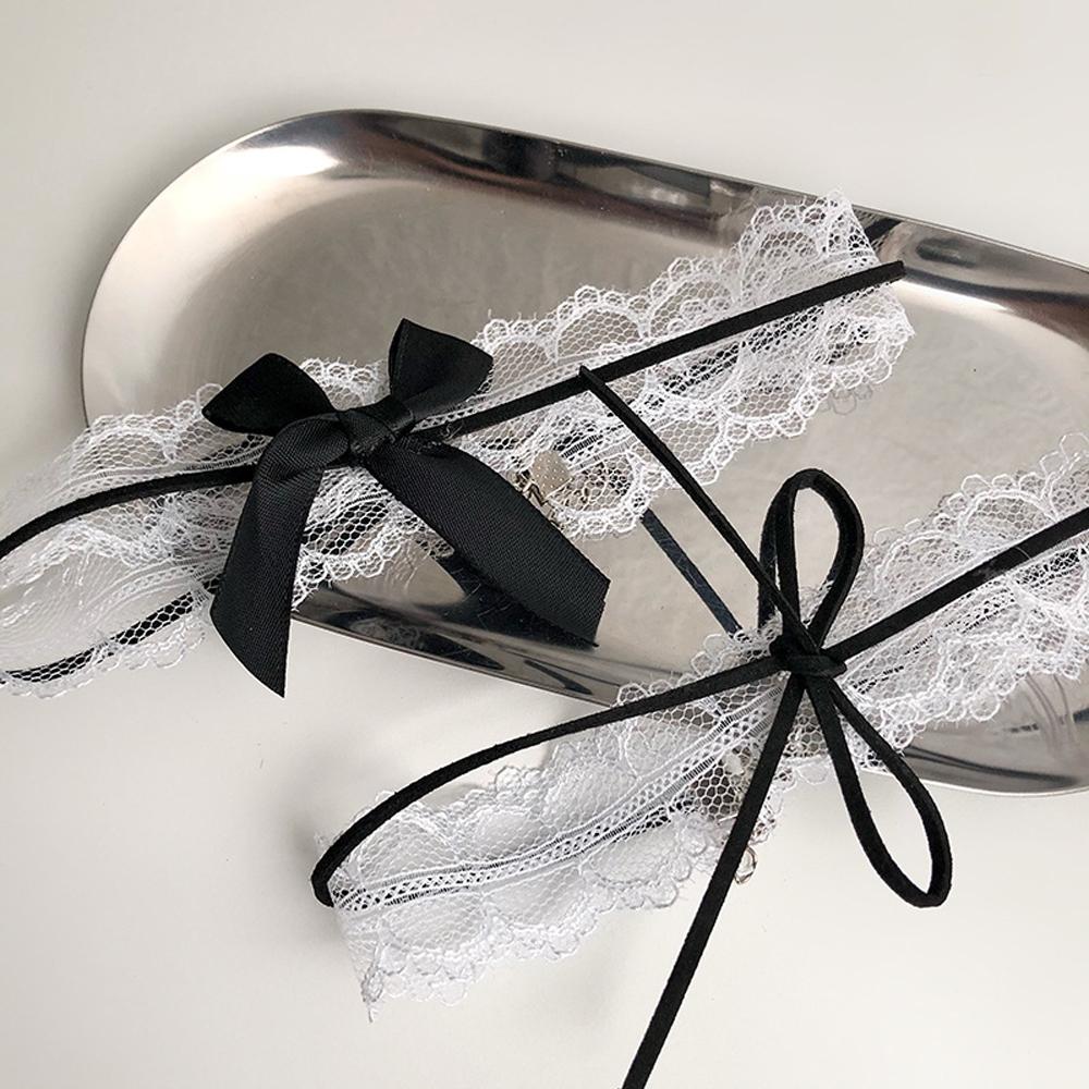 Ювелирные изделия Свадебные женские элегантные милые прозрачные банты кружевное ожерелье ключицы чокер двухслойный