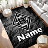Custom Name Personalized Borussia Monchengladbach Print Carpet, Versatile Home Decor Rug, for Playroom, Apartment, Balcony, Entryway, Hallway Gift