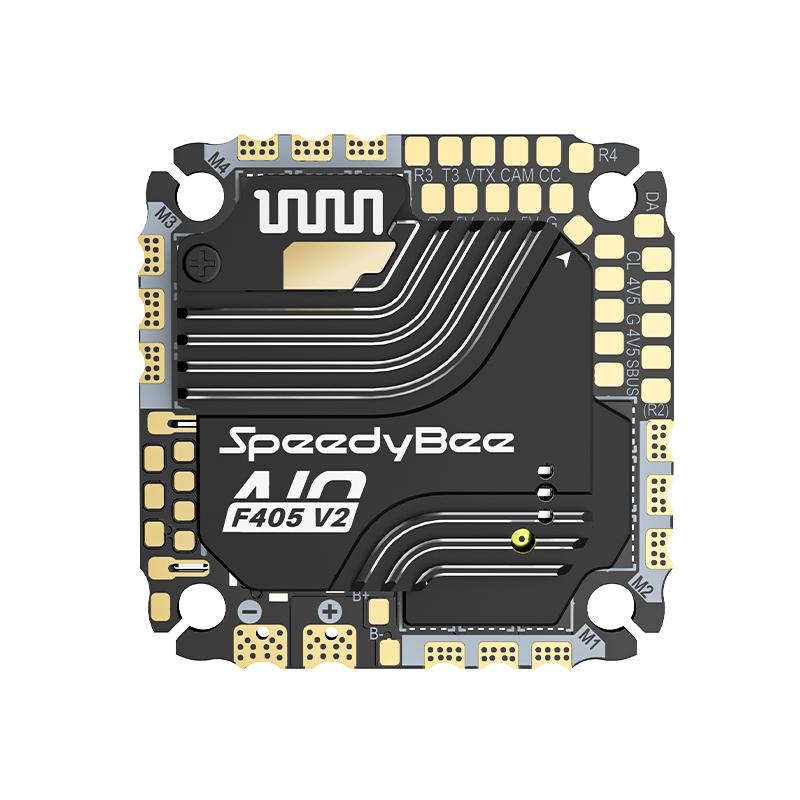 SpeedyBee F405 AIO V2 35-40A Flight Control and ESC Integrated Model Blue-jay 25.5x25.5 3-6S Aircraft Controller