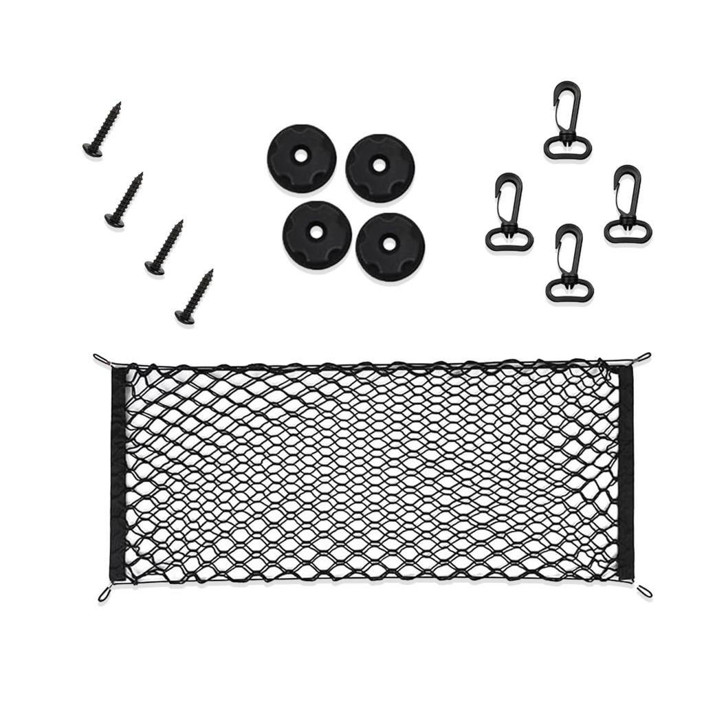 Mirhua Multi-functional Car Strong Elastic Hook, Cargo Net Pocket, Storage Net, Prevents Luggage Falling,