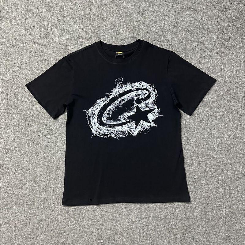 230g Cotton Short Sleeve T-Shirt Men Women Loose Fit Letter Print Tee Casual Wear