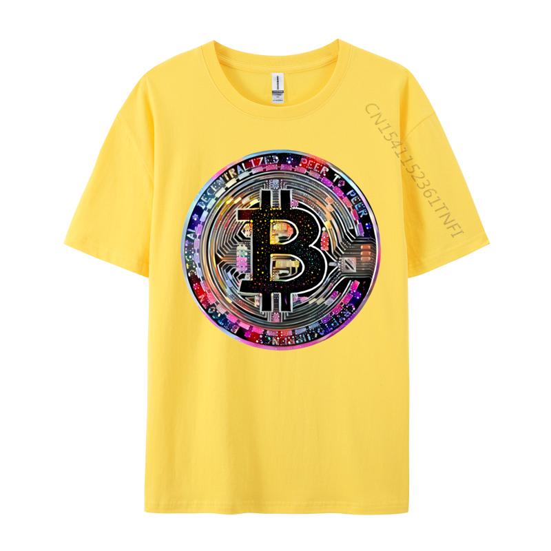 Bitcoin Btc Coin In 80S T Shirts Top Tees For Men 3d Printed T Shirts Mens Street Loose Sweatshirt TShirt