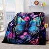 Electric Butterfly Dance Blanket Flannel Blanket Throw Blanket Sofa Cover Blanket Soft Premium Blanket Picnic Blanket Tv Blanket Gifts