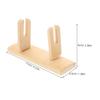 2Stk Holz Fächerständer Für Handfächer Wohnaccessoires Sammlerstücke