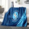 Wanderers Crest Flannel Blanket, Soft Polyester, Modern Design, All-Season for Camping, Travel, Gifts for holidays or birthdays