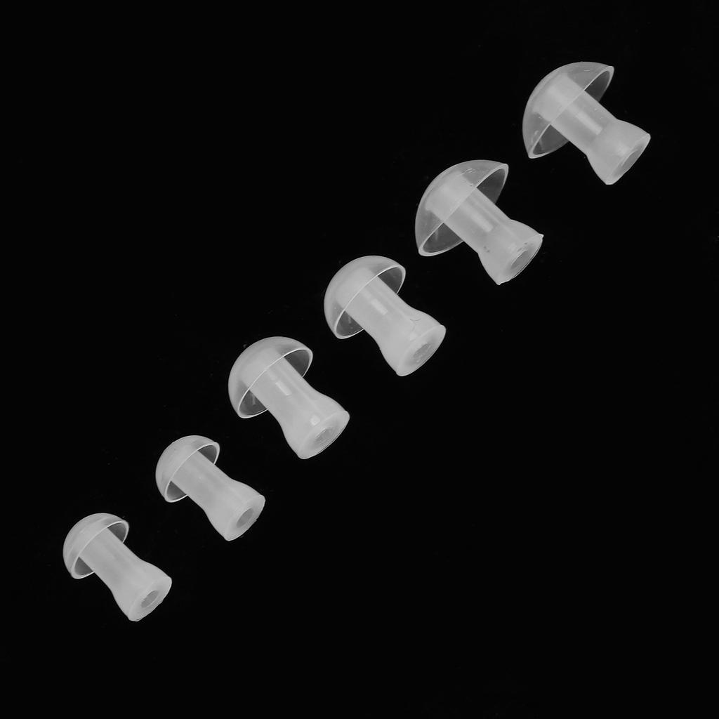 6шт Слуховой Аппарат Насадки Для Ушей Силиконовые Слуховые Аппараты Бутоны Купола Замены Ушей